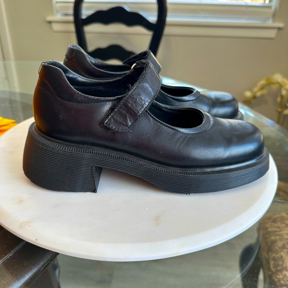 Dr. Martens Other - Dr. Martens Chunky Platform Mary Jane Shoes Big Girl’s 5 ENGLAND Vintage Rare